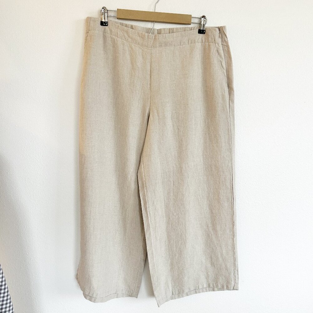 NWT J Jill Love Linen Wide Leg Crop Pants